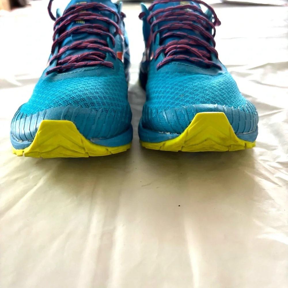 New Balance XC 900 V4 Blue and Neon Orange Marathon Track shoes SZ 9 Worn 1X